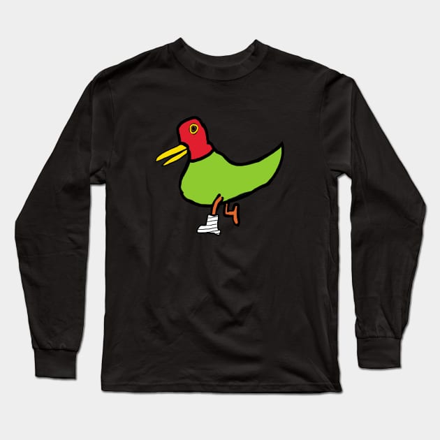 Lame Duck Long Sleeve T-Shirt by Mark Ewbie